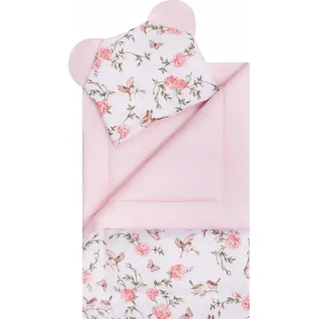 Povlečení Souprava do postýlky bavlněná 100x75 Králíčci růžoví / Bocioland