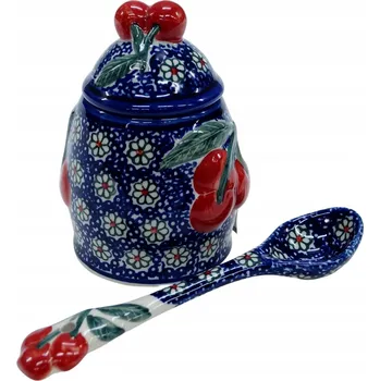 Dóza na potraviny Keramická dóza na džem Ceramika Bolesławiec