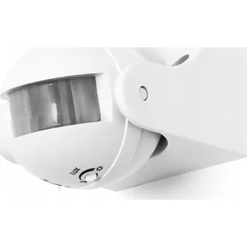 Pohybové čidlo Snímač pohybu Kwazar Luminaire PIR pro LED IP44 10x8,7x7,5 cm bílý