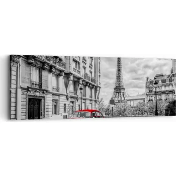 Obraz Obraz na plátně do obýváku ložnice 90x30 město foto obrazy na zeď