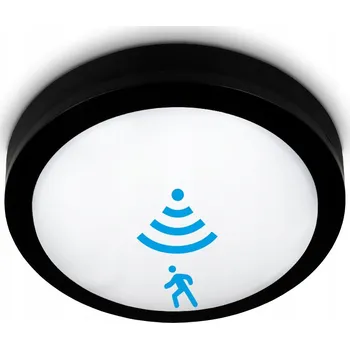 Stropní svítidlo Kwazar Luminaire 18 W LED černé kulaté