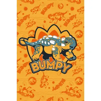 Dětská deka Fleecová deka 100x150 Dino Stegosaurus pro děti