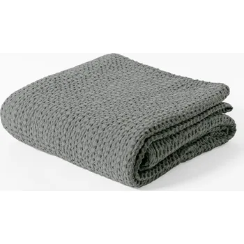 Prostěradlo Přehoz na postel Vital Home bavlna 200 cm x 220 cm šedý