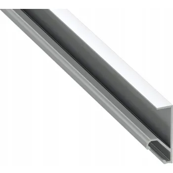 Stavební profil Hliníkový profil pro polic do skříní Q18 2m Stříbrný