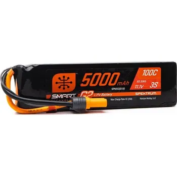 RC model letadla Spektrum Spektrum Smart G2 LiPo 11.1V 5000mAh 100C IC5 AS_SPMX53S100