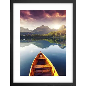 Obraz Obraz plakát v černém rámu do obýváku 30x40 krajina plakáty na zeď