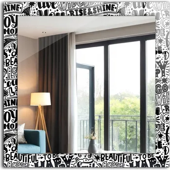 Zrcadlo Zrcadlo Coloray nástěnné čtverec 600 x 600 mm