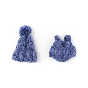 Doplněk pro panenku Miniland Čepice s Bambulí a Body pro Panenku 21 cm