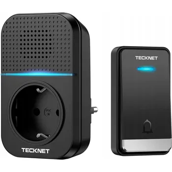 Domovní zvonek Bezdrátový zvonek TECKNET s dosahem 400 m a hlasitostí 120 dB