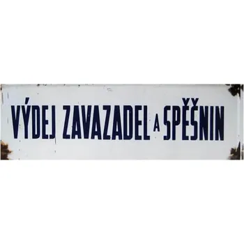 Obraz Cedule Výděj zavazadel a spěšnin