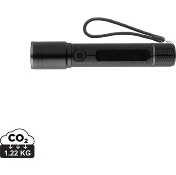 Svítilna USB svítilna Gear X z RCS recykl. hliníku, Firemní dárkové předměty s vlastním potiskem