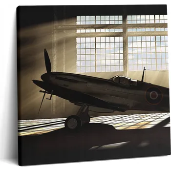Obraz Fotoobraz Canvas Inspirující do obýváku Spitfire z II. světové války 60x60
