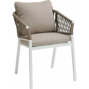 Zahradní židle Hespéride kovová béžová