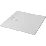 CERSANIT - SET B451 SPRCHOVÁ VANIČKA ČTVEREC TAKO SLIM 90x4 BÍLÉ MAT + SIFON S932-158