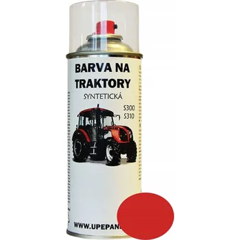 Barva ve spreji BARVY NA TRAKTORY ZETOR ve spreji syntetické, ČERVENÁ lesklá 400ml