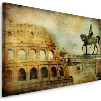 Obraz Nástěnný obraz Řím BUDOVY Vintage Dekorace 3D 70x50