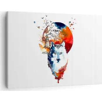 Obraz Obraz na plátně do obýváku, ložnice 70x50 abstrakce foto obrazy na zeď