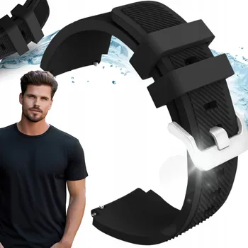 Řemínek na hodinky Univerzální silikonový řemínek ChronSmarta pro chytré hodinky, náhradní, 20 mm