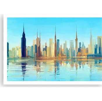 Obraz Plakát na zeď bez rámu 100x70 město obraz plakáty do obývacího pokoje ložnice