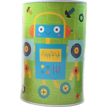 Pokladnička KOVÁ POKLADNIČKA NA ÚSPORY ROBOTI PRO DĚTI - RŮZNÉ VZORY
