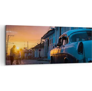 Obraz Foto obraz na plátně 100x40 – motiv: motorismus, do obýváku, ložnice, velký nástěnný