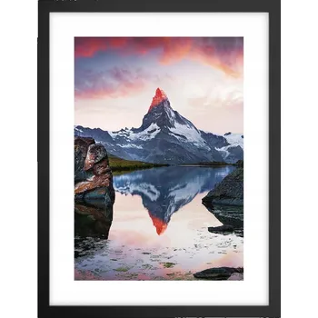 Obraz Obraz plakát v černém rámu do obýváku 30x40 krajina plakáty na zeď