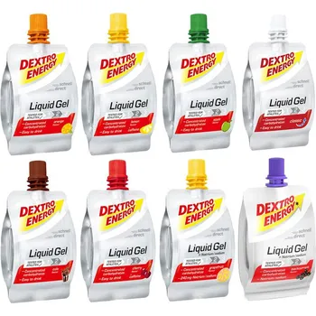 DEXTRO ENERGY - Liquid gel výhodné balení 8ks (2x4 příchutě)