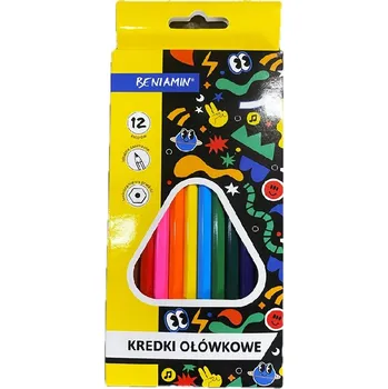 Pastelka Beniamin 12barevné Pastelky