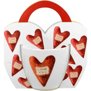 Porcelánový hrnek Love You dárkové balení 460ml
