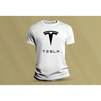 Chlapecké tričko Dětské bavlněné tričko Tesla 2. Bílá velikost L