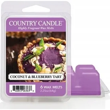 Svíčka Kokosovo-Borůvkový Koláč vosk vonný Country Candle
