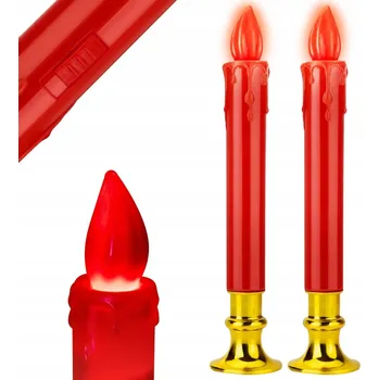 Svíčka SVÍČKA LED EFEKT PLAMENE NA BATERIE NÁPLŇ DO HŘBITOVNÍCH SVÍČEK x 2ks