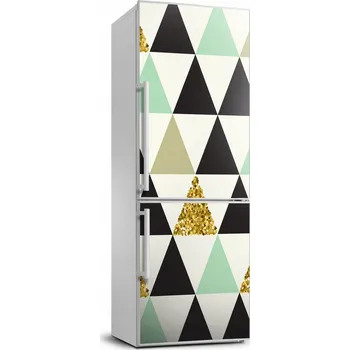 Fototapeta Samolepka na ledničku Barevné trojúhelníky 70x190