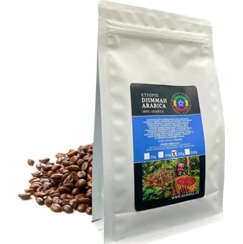 Káva Káva Etiopie Djimmah arabica zrnková 250 g