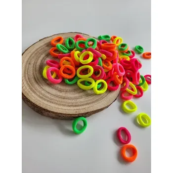 Neonové gumičky 100 ks