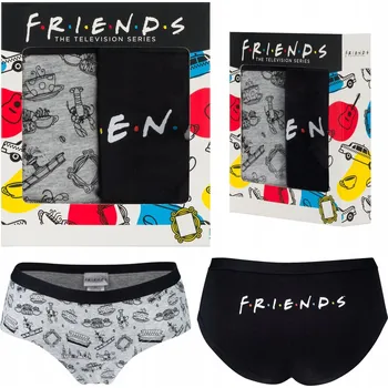 Dámské oblečení SOXO Dámské kalhotky v krabičce FRIENDS 2-balení