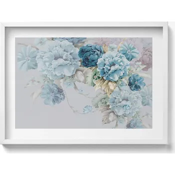 Obraz Moderní nástěnná dekorace Obraz s jemnými květy pivoňky 70x50 cm