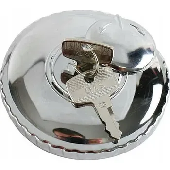 Palivová nádrž Víčko palivové nádrže BAKU Jawa 350 CHROM MZ ETZ se zámkem a klíčkem