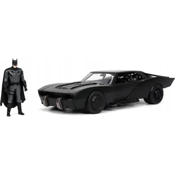 JADA BATMAN BATMOBILE + FIGURKA 1:24 1 9 Cm NOVÝ KOVOVÝ MODEL 253215010