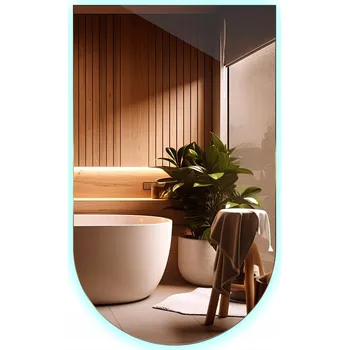 Zrcadlo Podsvícené LED Zrcadlo do obýváku, domu, kanceláře, firmy nebo ložnice 40x70 cm