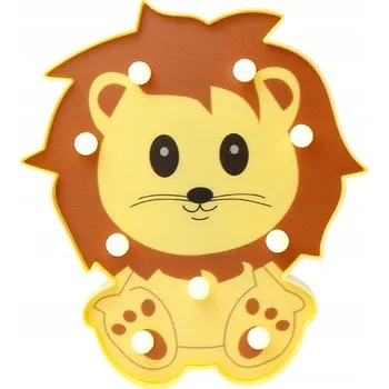 Lampička Lampička ŽLUTÝ LEV LED hračka dekorace do pokoje 2+1 !