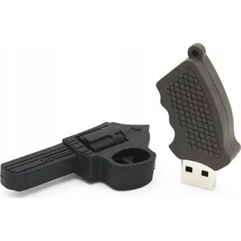 USB flash disk USB flash disc 128 GB, ZBRAŇ revolver Colt, vojenský