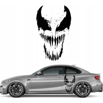 Samolepicí dekorace na vozidlo 1x SAMOLEPKA na auto s motivem VENOM, 44x68 cm