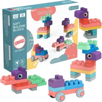 ostatní stavebnice SOFT blocks – měkké stavebnice s 20 prvky
