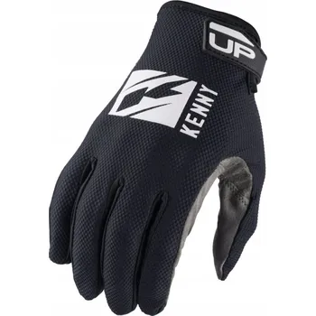 Moto rukavice KENNY RACING 2025 RUKAVICE CROSS/ENDURO MODEL UP BLACK ČERNÁ/BÍLÁ