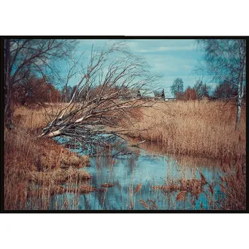 Obraz OBRAZ PLAKÁT S RÁMEM 53x73 cm Řeka P1914