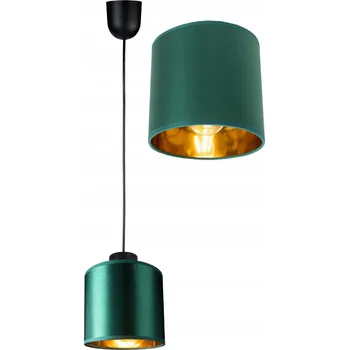 ZÁVĚSNÁ LAMPA lustr stropní STÍNÍTKO zlaté