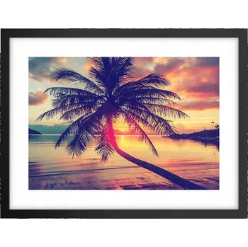 Obraz Obraz plakát v černém rámu do obýváku 40x30 krajina foto na zeď