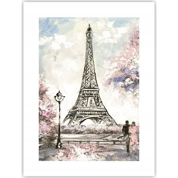 Obraz Obraz plakát do obýváku nebo ložnice 30x40 cm – město, plakáty na zeď bez rámu