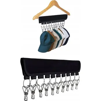 Věšák Šatní ramínko kovový DKM černý